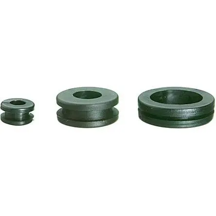 Produktfoto 1 von SES Sterling DK Kabeltülle 4 mm, Typ Kabeltülle bis Ø 4 mm Loch ø 8 mm Polyvinylchlorid Schwarz -30 °C min. 70 °C max.