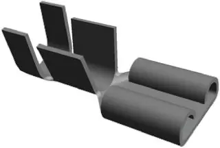 Produktfoto 1 von TE Connectivity FASTIN-FASTON .250 Flachsteckhülse, Unisoliert, 6.35 x 0.81mm, Buchse, 4mm² - 6mm², 11AWG min