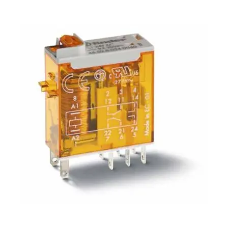 Produktfoto 1 von Finder 46 Relais ohne Verriegelung 12V dc Spule 1-poliger Umschalter 8A 350 Ω 0.5 W