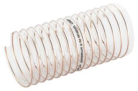 Produktfoto 1 von Contitech Saug- und Förderschlauch Polyurethan Verstärkt, Außen-Ø 68 mm Außen-ø , Länge 5 m, Klar