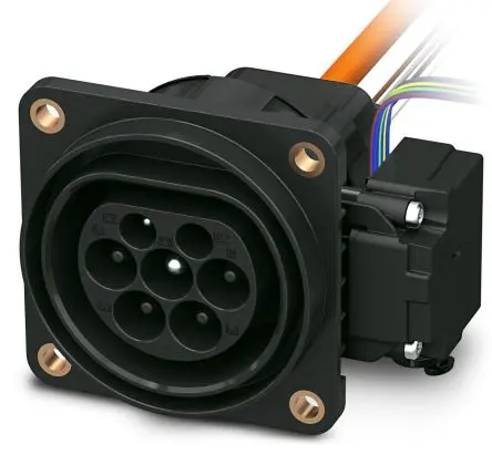 Produktfoto 1 von Phoenix Contact Elektrofahrzeug-Steckverbinder IP55