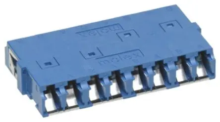 Molex LWL-Adapter, LC - LC, Multimodus, Kabel ø 3 mm, Blau