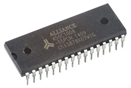 Produktfoto 1 von Alliance Memory 1 MB SRAM 128k, 8 / Wort 17 bit, PDIP 32-Pin