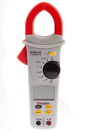 Produktfoto 1 von Megger DCM340 Stromzange AC/DC-Stromzange 600 A CAT III 600 V ac, 600 V dc / 600 A, 400 Ω, DKD/DAkkS-kalibriert