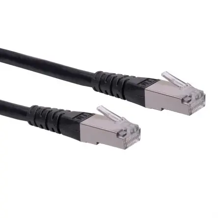 Produktfoto 1 von Roline 21.15 Kat. 6 Ethernet-Kabel, 1 m, Schwarz S/FTP Geschirmt, Polyvinylchlorid