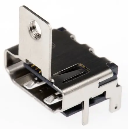 Produktfoto 1 von Wurth Elektronik HDMI-Stecker 19-polig Standard Buchse gewinkelt 40V