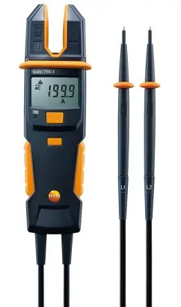 Produktfoto 1 von Testo 755-1 LCD Spannungsprüfer, 600V ac/dc max. Durchgangsprüfung Batterie Aurix, ISO-kalibriert