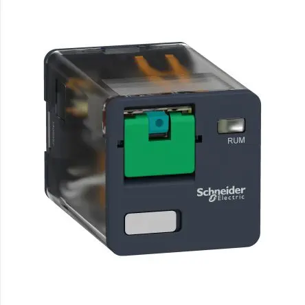 Produktfoto 1 von Schneider Electric Harmony Relay RUM Leistungsrelais 24V dc Spule Dreipoliger Umschalter 10A 470 Ω 1.4 W