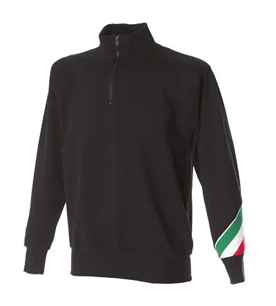 Produktfoto 1 von JRC 988263 Unisex Sweatshirts & Fleecejacken, 100 % Baumwolle Schwarz Reißverschluss, Größe L