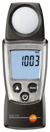 Produktfoto 1 von Testo 540 Luxmeter 0lx mit Einzelne Primarstufe, bis 99999 lx, 10 lx, 1 lx, ±3 %, ISO-kalibriert