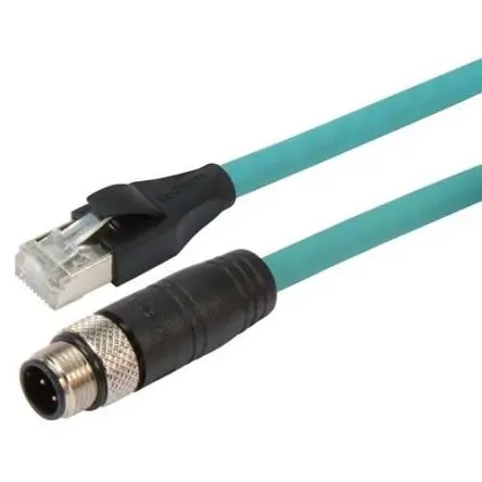 Produktfoto 1 von L-Com TRG Cat.5e Netzwerkkabel, 5 m, Grün, A Gerade Stecker Abgeschirmt Stecker, B RJ45, Thermoplast