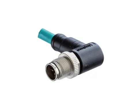 Produktfoto 1 von Amphenol Industrial MSBS, 2-polig Verbindungskabel, Rechtwinklig Stecker / Anschlusslitze, Länge 2 m
