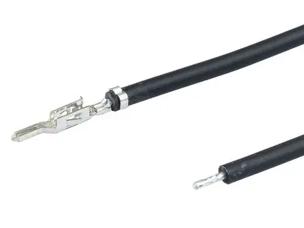 Produktfoto 1 von Molex Mini-Fit 226197 Vorgecrimpter Anschluss Anschlusslitze, Schwarz, 150 mm