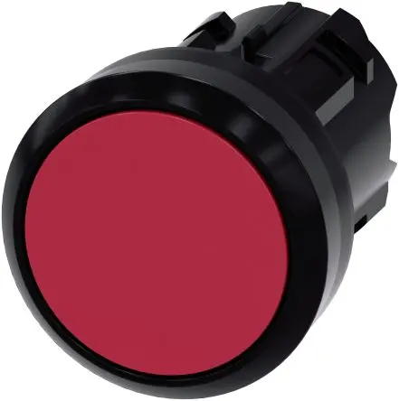 Produktfoto 1 von Siemens SIRIUS ACT Druckschalter Ø 22 mm, Rot Rastend Rund Rund Kunststoff, IP66
