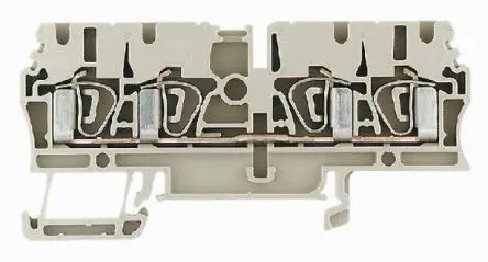 Produktfoto 1 von Weidmüller ZDU Anschlussklemmenblock für Durchkontaktierung 1 Braun, 2.5mm², 800V Klemme ATEX