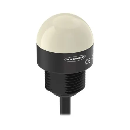 Produktfoto 1 von Banner K30LI Anzeige Blau M22 x 1,5 Pigtail-Qd 30V dc, 8 V dc, IP69K, IP67
