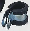 Produktfoto 1 von HellermannTyton Gummi Schwarz Aluminium P-Schellen, Ø 12.7 mm, x 16.3mm