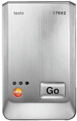 Produktfoto 1 von Testo 176-H2 Temperatur und Luftfeuchtigkeit Luftfeuchtigkeit, Temperatur Datenprotokolliergerät, USB, -20 °C 2-Kanal →