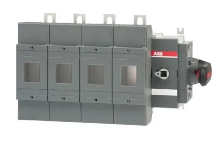 Produktfoto 1 von ABB 1SCA Sicherungsschalter-Trennschalter / 4-polig 400 A, B1-B4 Sicherungsgröße