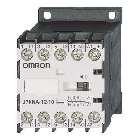 Produktfoto 1 von Omron J7KNA Schütz 230V ac-Spule, 3-polig / 12 A 5.5 kW 1 Schließer 1-Hilfskontakte