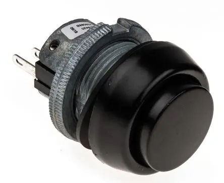 Produktfoto 1 von ITW 76-94 Druckschalter lichtdurchlässig Tastend Panel Ø 22 mm, 1-poliger Umschalter / 10A 250 V ac, IP67
