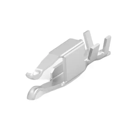 Produktfoto 1 von TE Connectivity Stiftkabelschuh, Serie 2391430 Zinn, Grau Unisoliert 24 AWG 22 AWG 3.53 mm, Ø 1.05 mm