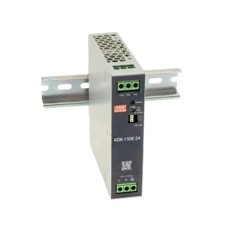 Produktfoto 1 von MEAN WELL XDR-150E DIN-Schienen Netzteil DIN-Hutschiene 264V ac Wechselstrom/Gleichstrom / 3.25 A 48V DC 156 W
