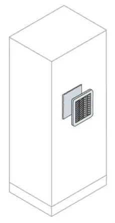 Produktfoto 1 von ABB Rechteckig Polycarbonat Gitter Grau 105 mm 105mm 0.12 mm