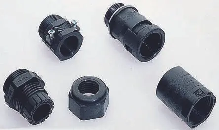 Produktfoto 1 von Souriau Sunbank by Eaton Clipper Buchse Rundsteckverbinder Rückgehäuse, Gerade Zugentlastung, Geh.Mat. Thermoplast