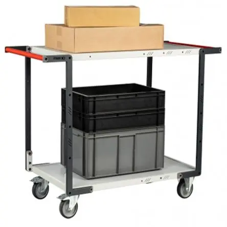 Produktfoto 1 von FIMM 2 Gestellwagen, Stahl Rahmen, max. 250 kg 850 mm, 945 mm 495 mm