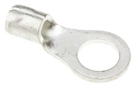 JST R Ringkabelschuh, Unisoliert 16 AWG, Grau, 14 AWG max.AWG, aussen ø 6.4 mm, innen ø 3.7 mm, 3.5 mm