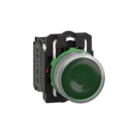 Produktfoto 1 von Schneider Electric Harmony Druckschalter Beleuchtet Federrückstellung Panel Ø 22 mm, 1-poliger Umschalter / 3A 600 V dc