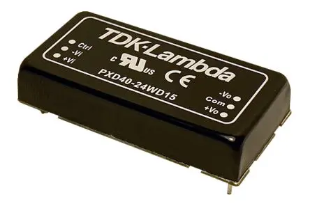 Produktfoto 1 von TDK-Lambda PXD40 DC/DC Konverter, 3.3V OUT 12.2 A Oberfläche 75V 1600 V 40 W -40 °C 105 °C
