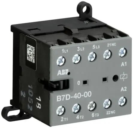Produktfoto 1 von ABB GJL131 Schütz 24V-Spule, 4-polig, 690V dc / 20 A 24V 5.5 kW 4 Schließer Steuergerät 0-Hilfskontakte