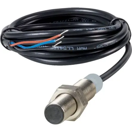 Produktfoto 1 von Eaton E57G General purpose M12 Induktiver Näherungssensor, Gewinderohr PnP / 100mA 4 mm, IP67 0 V ac 30 V dc