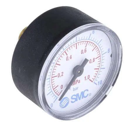 Produktfoto 1 von SMC Typ G K Manometer 50 mm 0 bar → 10 bar G 1/4