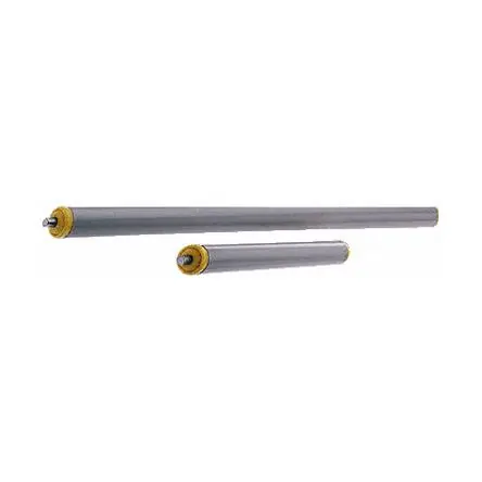 Interroll Kunststoff, Rund Transportrolle Ø 20 mm x 450 mm, Federbelastet Spindel 6 mm, Stahl 467mm