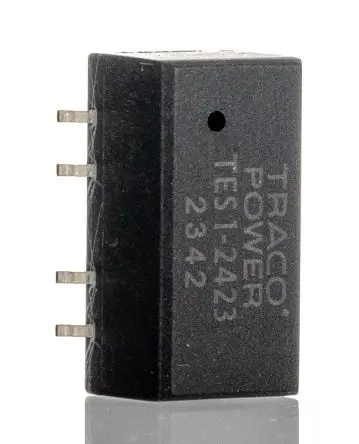 Produktfoto 1 von TRACOPOWER TES 1 DC/DC Konverter, 15V dc OUT 33 mA Oberfläche 26.4V dc 1.5 kV dc 1 W -40 °C 90 °C
