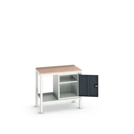 Produktfoto 1 von Bott Geschweißte Sitzbank Stahl Werkbank L. 600 mm B. 1000mm H. 930 mm, Traglast 75kg