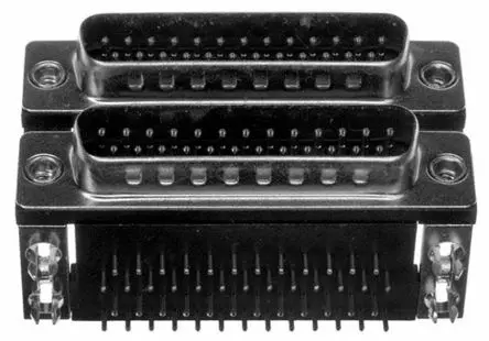 Norcomp 189 25 D-Sub-Steckverbinder gewinkelt 25 2.769 mm Raster, Leiterplattenmontage, mit 4 bis 40 Einsatz