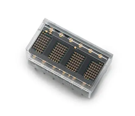 Produktfoto 1 von Broadcom HCMS-29xx LED-Anzeige Punktmatrix 4 Zeichen, Rot 626nm 270μcd Zeichenbreite 2.1 mm Zeichenhöhe 3.7 mm