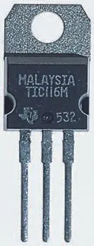 Produktfoto 1 von Bourns Silikon-gesteuerter Gleichrichter 3.2 A 800 V, Gate-Trigger 0.2 mA 30 A 3-Pin