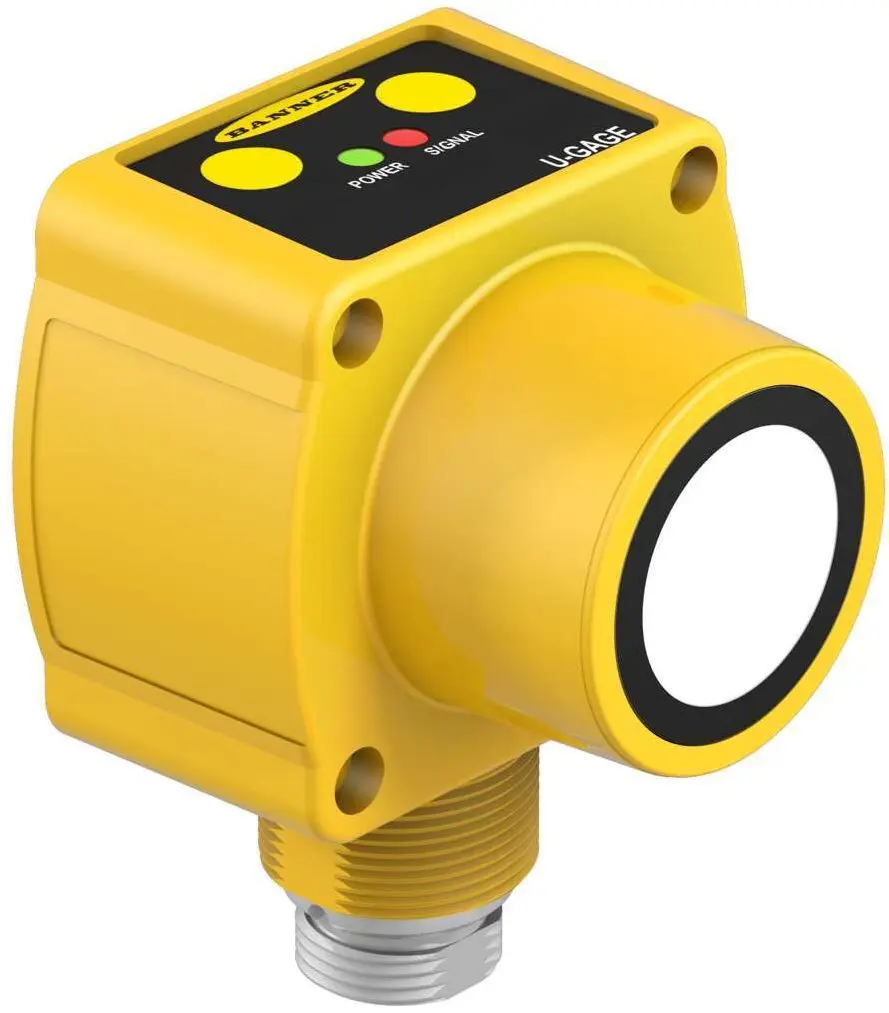 Produktfoto 1 von Banner Ultraschallsensor Ultraschall, zylindrisch 200 → 8 mm Relais 85 → 264 V AC NO+NC