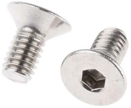 Produktfoto 1 von RS PRO Innensechskant Senkkopf Innensechskantschraube, Edelstahl glatt, M10, M10 30 mm