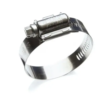 Produktfoto 1 von HI-TORQUE Edelstahl Schlauchschelle Schnappschlauchschelle, mit Schlitzschraube 340 mm