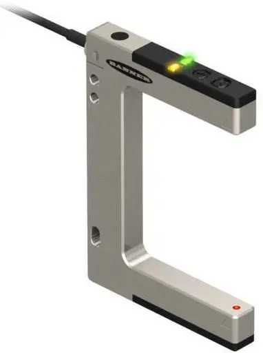 Produktfoto 1 von Banner U Shaped (Also: Fork; Gabel) Optischer Sensor, Dagegen, Bereich 80 mm, NPN/PNP Ausgang, 2 m,