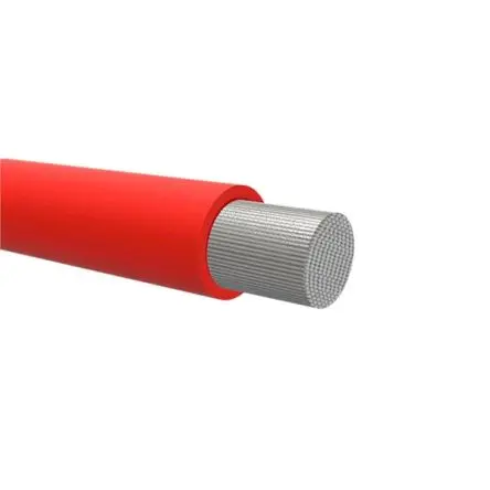 Produktfoto 1 von NEMIQ 50767 Schaltdraht 10 mm² 7 m Rot Ø 6 mm 1 Litzen Polyvinylchlorid