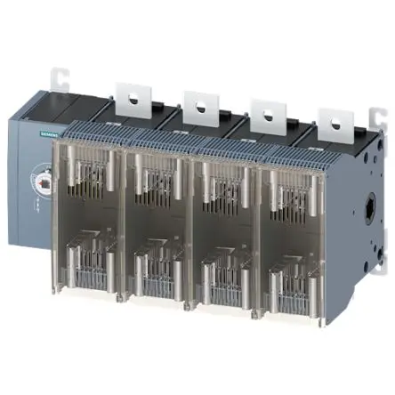 Produktfoto 1 von Siemens Sicherungsschalter-Trennschalter / 4-polig 800A offen, NH2 Sicherungsgröße, 3 phasig