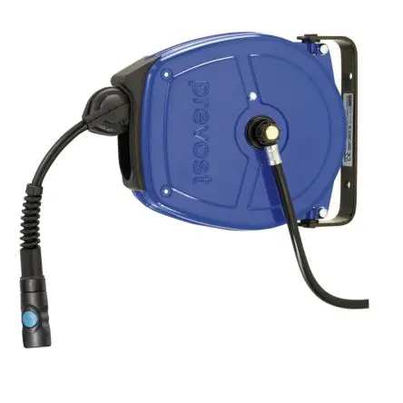 Produktfoto 1 von PREVOST Druckluft-Schlauchaufroller 5 m 650 L/min Schlauch inklusive Innen ø 8 mm, Außen-Ø 11 mm