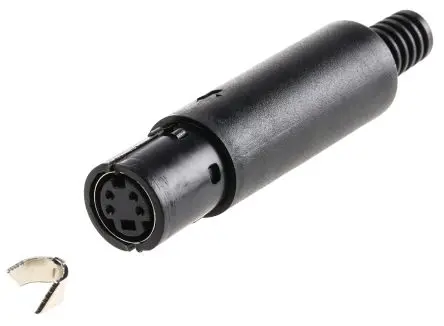 Produktfoto 1 von Lumberg MJ-372 Miniature DIN-Buchse Gerade 4-polig, 100V ac 1A Kabel Buchse